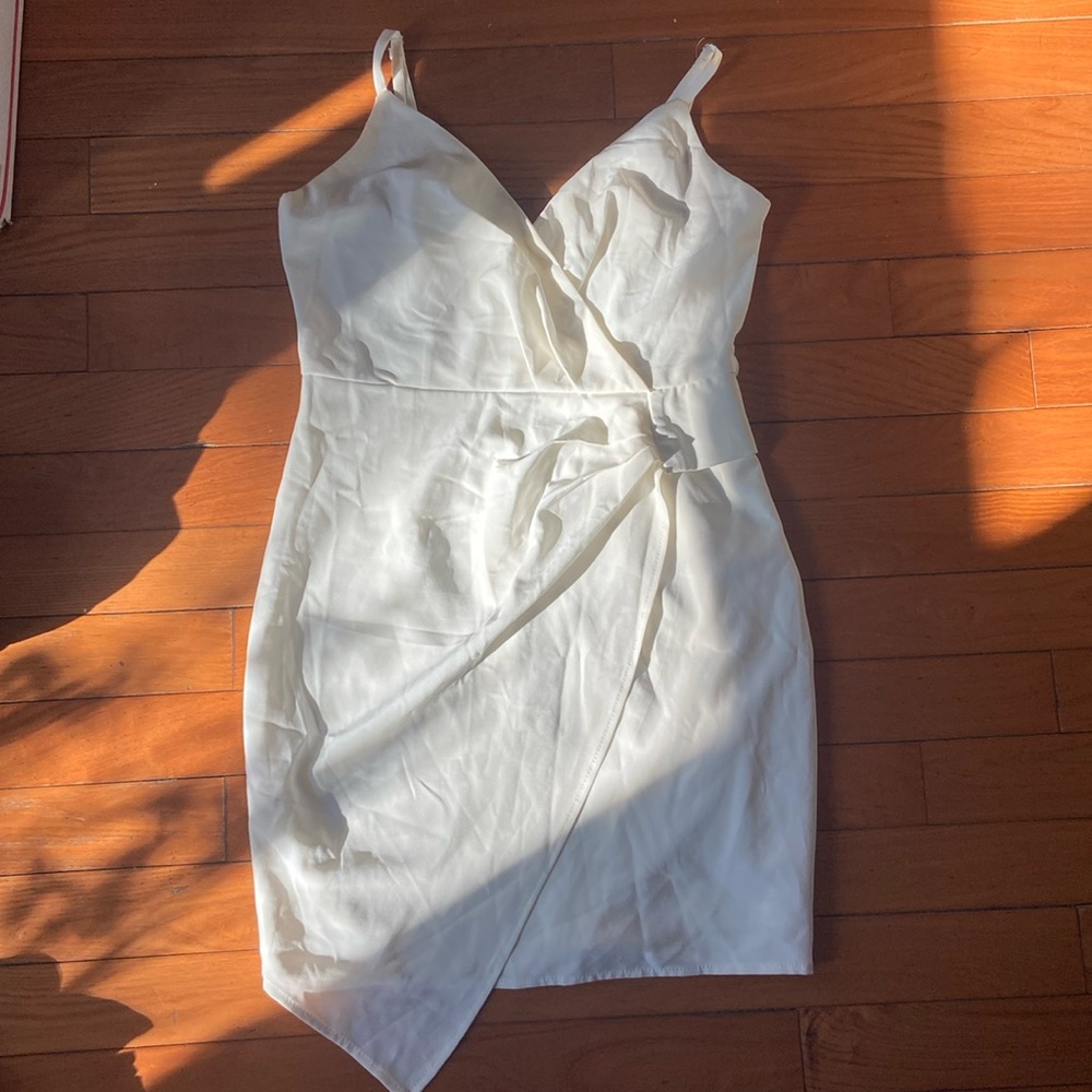 White Windsor Graduation Dress